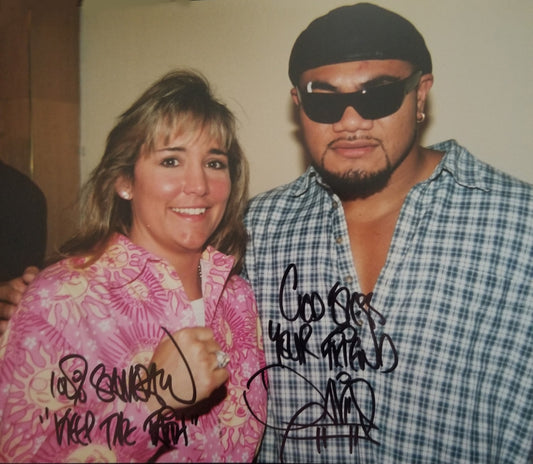 Original 8"x10" Photo Autographed by Champions David Tua & Christy Martin