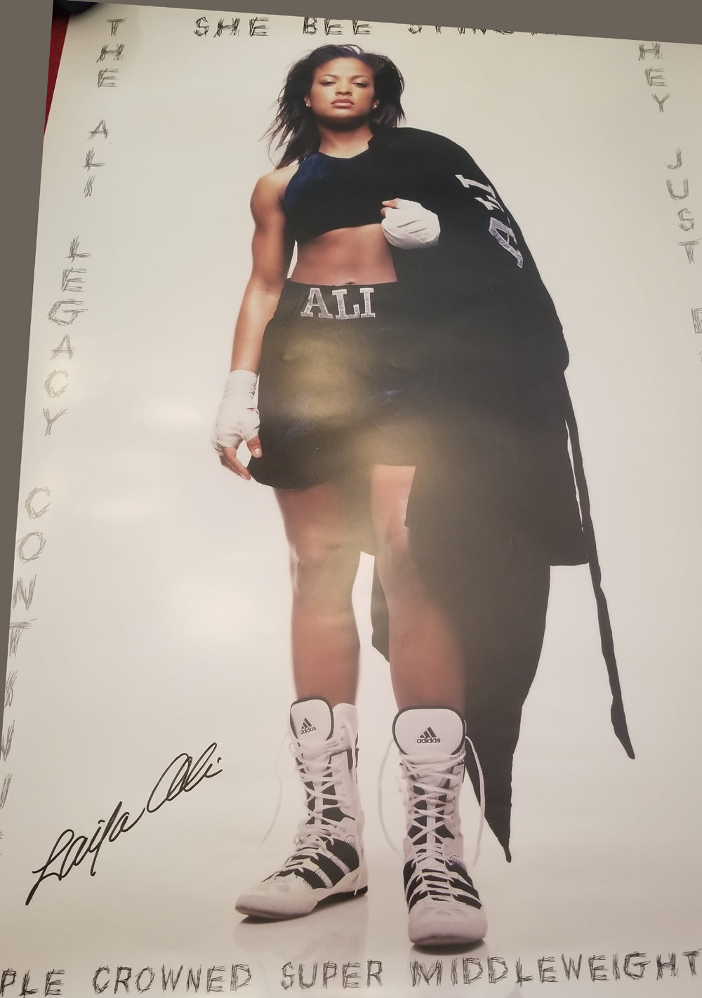 Autographed Poster of Laila Ali