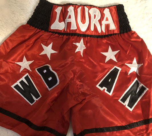 One (1) WBAN Boxing Trunks - First and Only Original - 2002