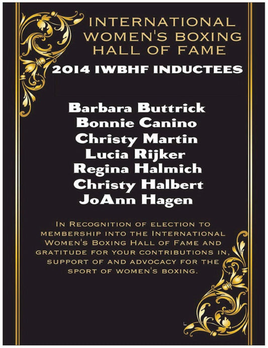 2014 International Women's Boxing Hall of Fame Official Program