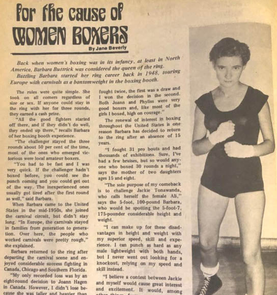 Boxing Illustrated Magazine - August 1977 - Original with article on Women's Boxing