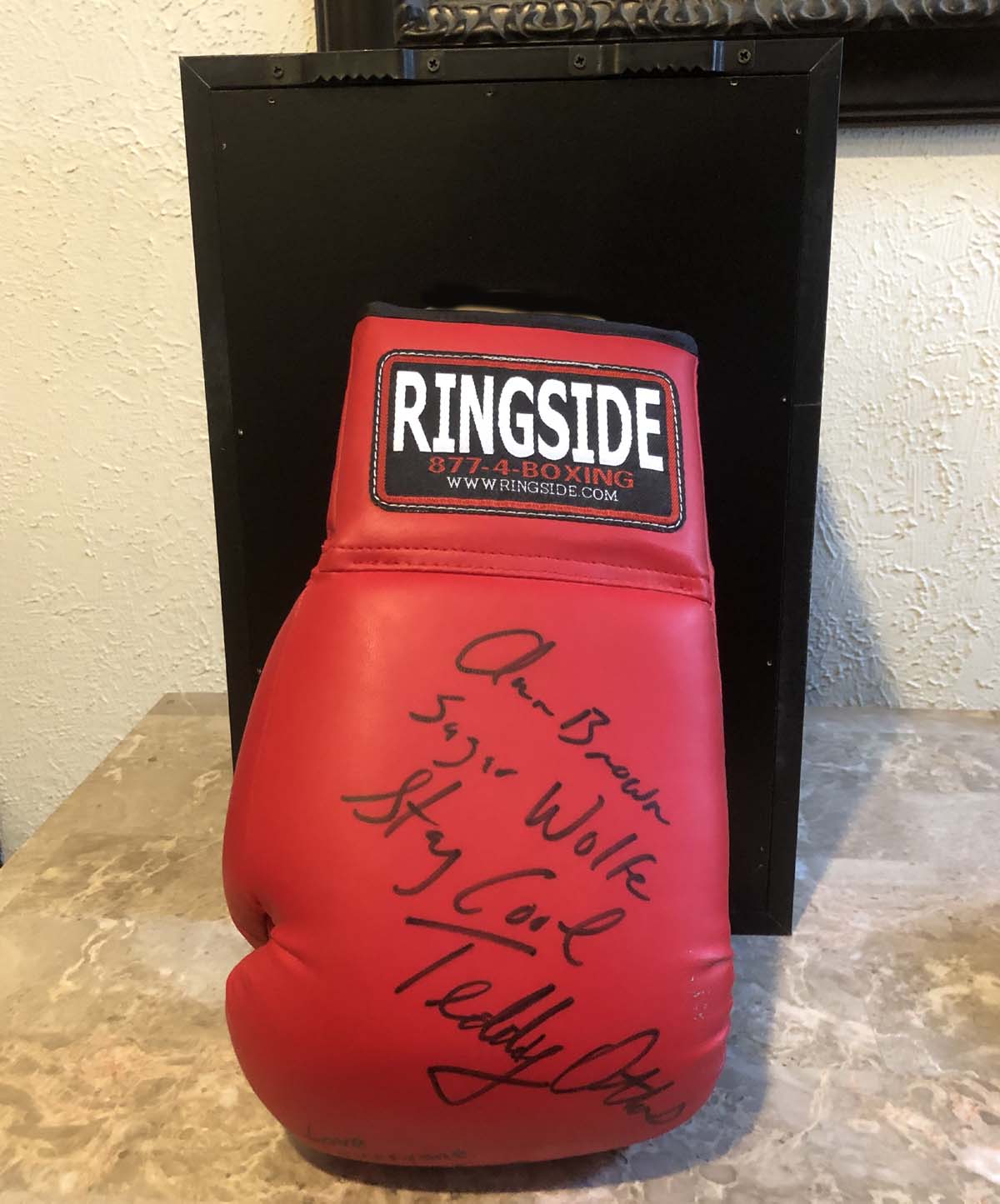 Autographed Glove - Ann Wolfe / Teddy Atlas / Sumya Anani