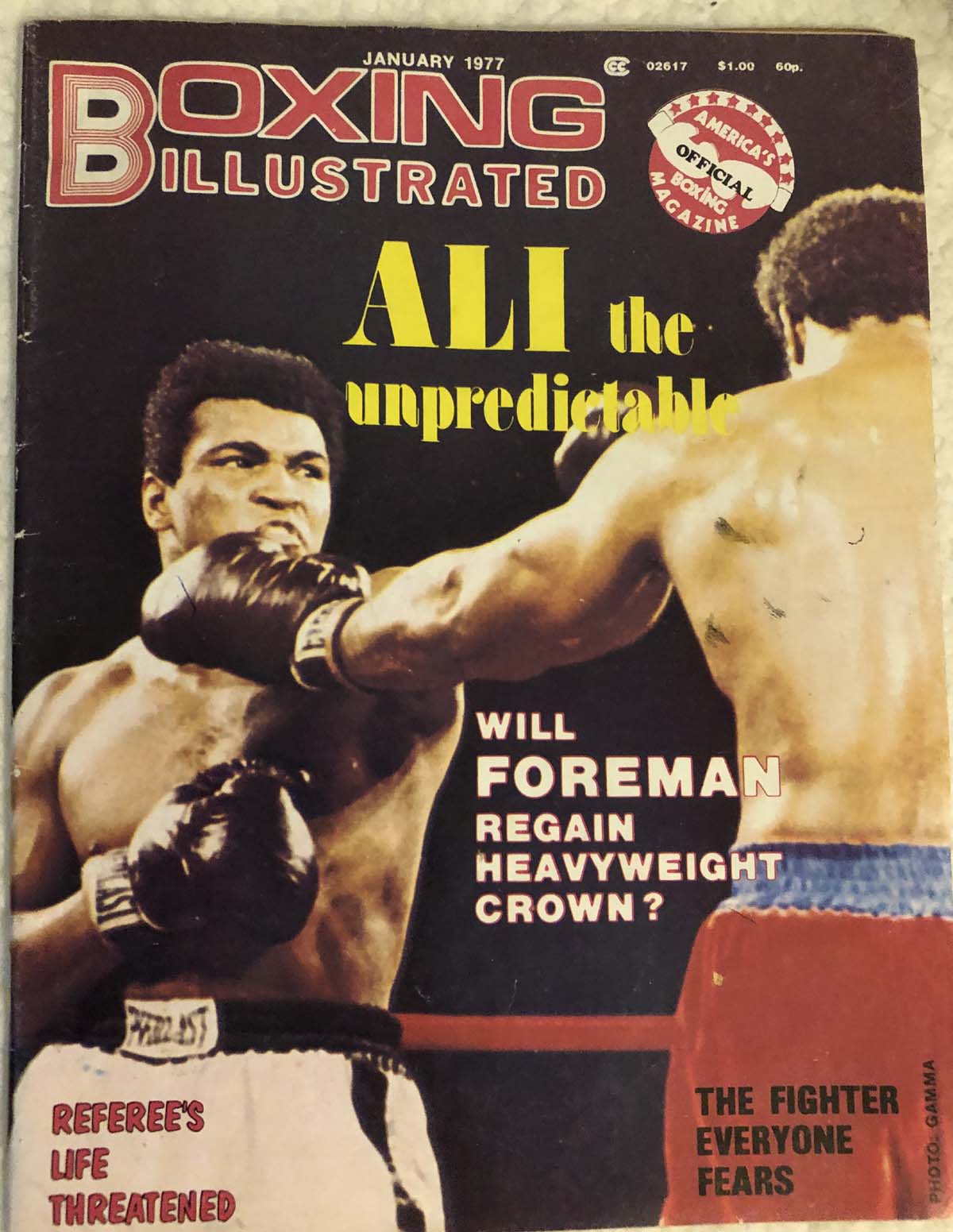 Boxing Illustrated Magazine - January 1977