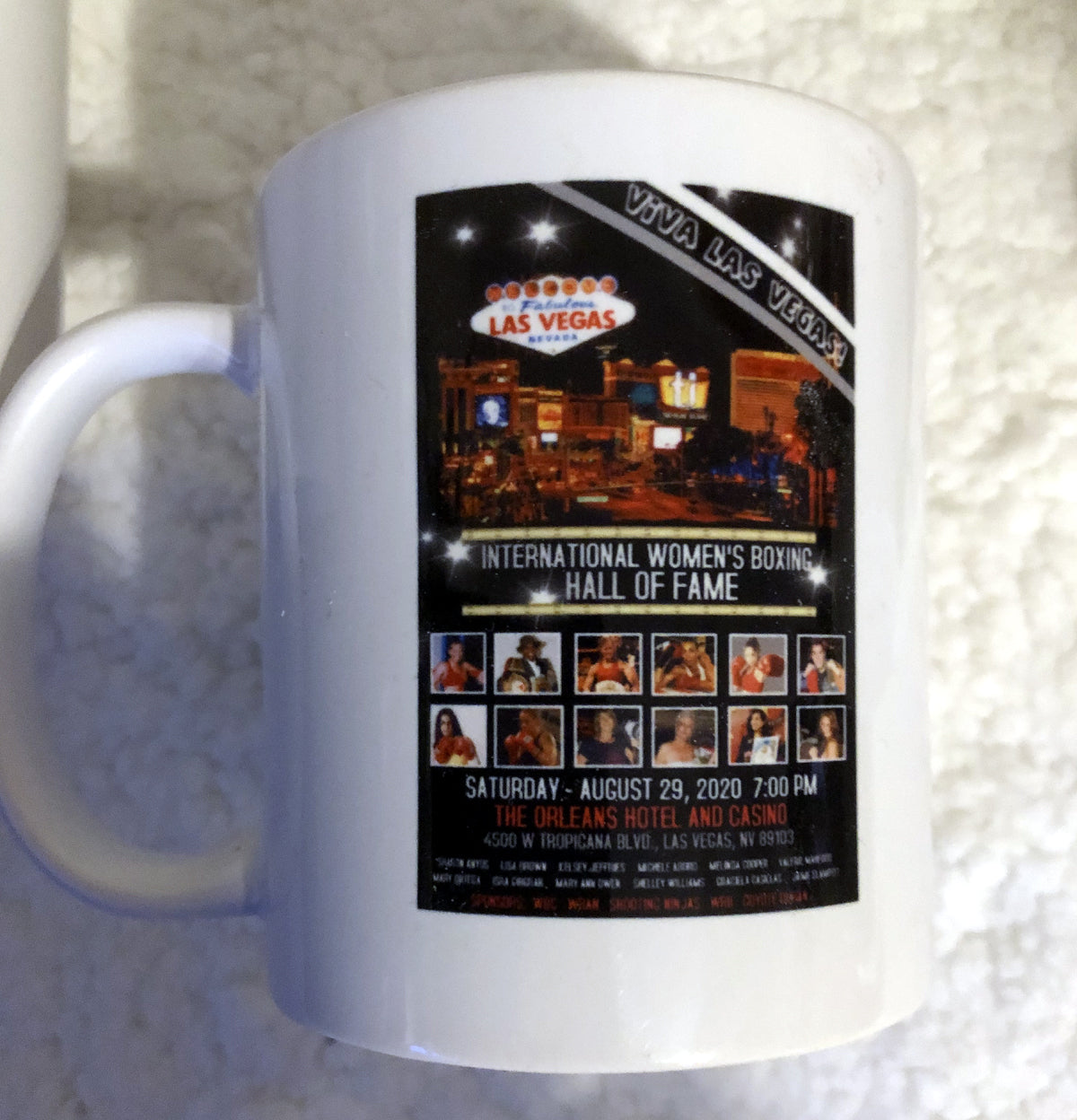 Set of Four (4) IWBHF 2020 Coffee Cups - Poster with 2020 Inductees on Cup