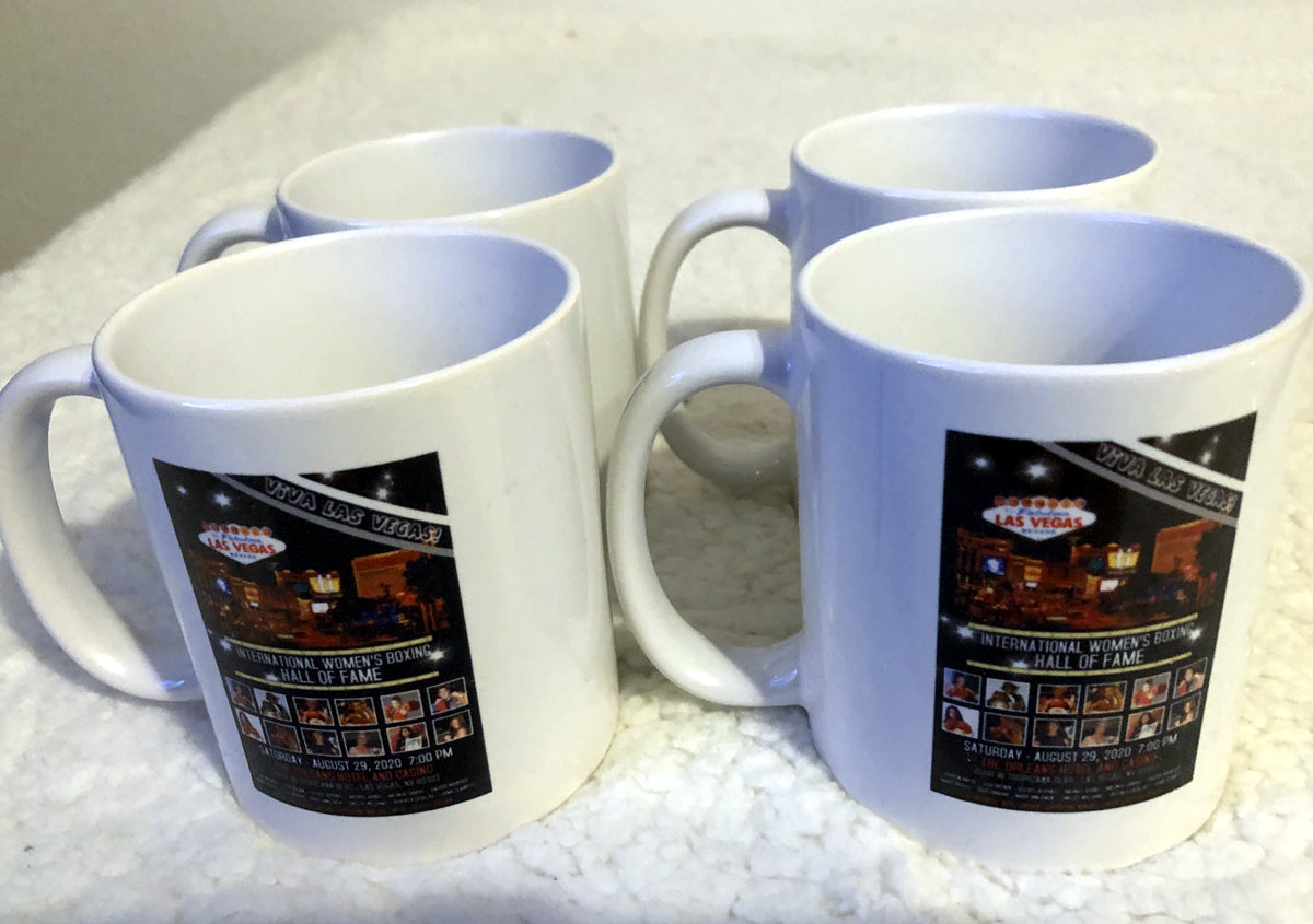 Set of Four (4) IWBHF 2020 Coffee Cups - Poster with 2020 Inductees on Cup