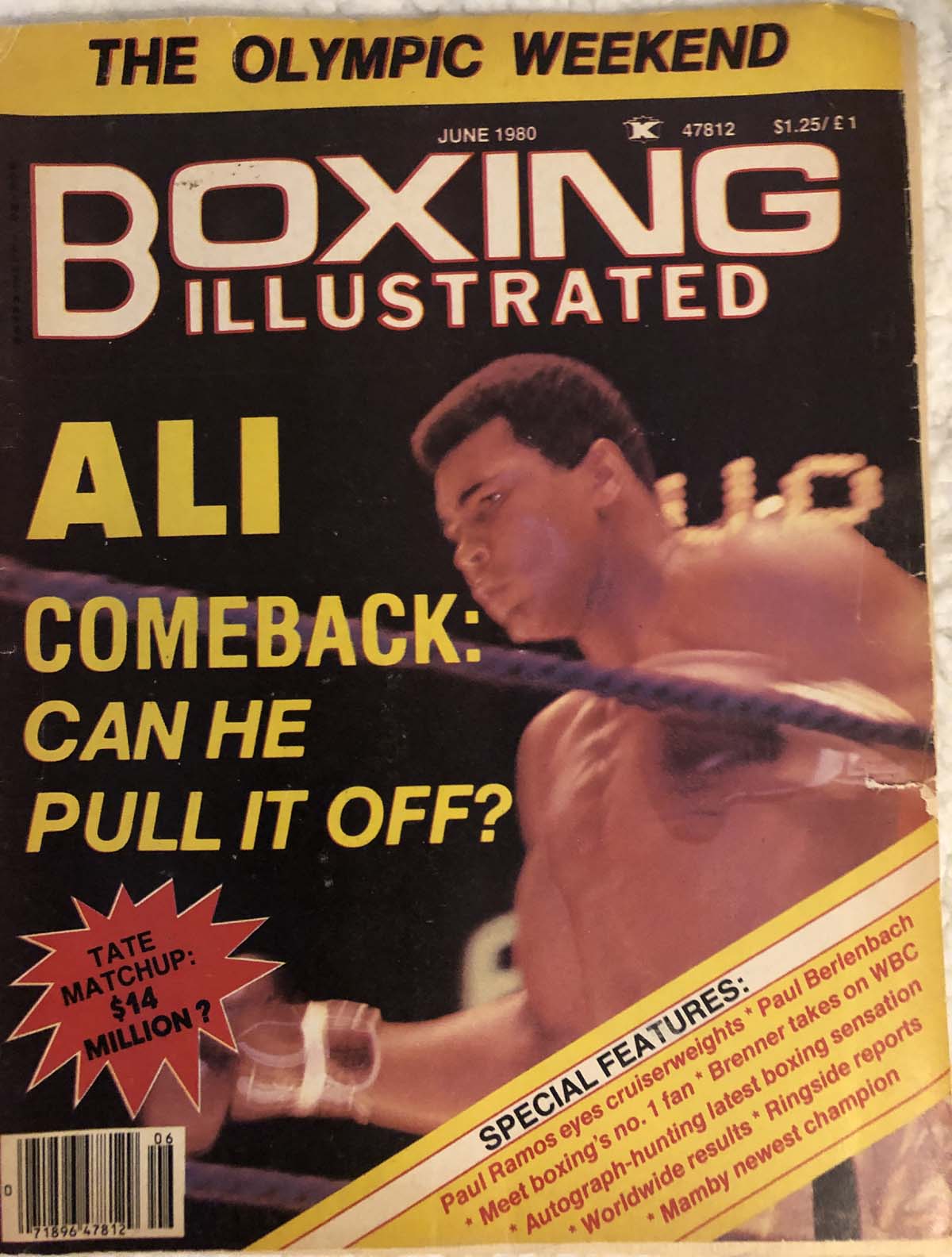 Boxing Illustrated Magazine - Women's Boxing Section June 1980