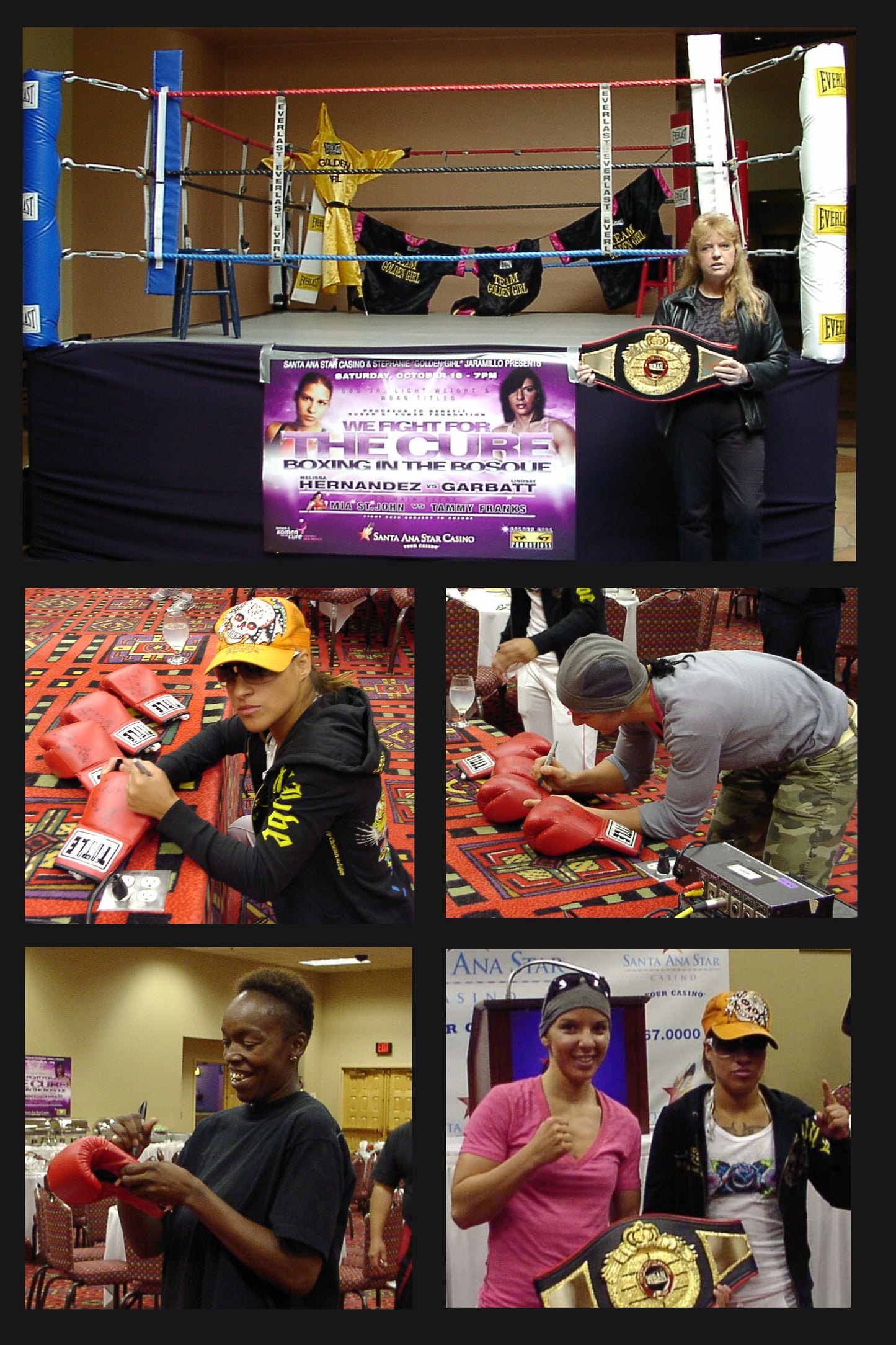 One (1) Autographed Glove at WBAN P4P Event - October 16, 2010 - New Mexico